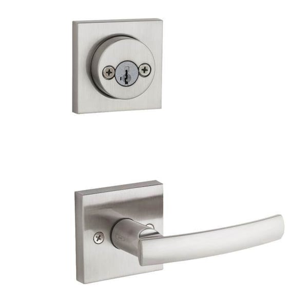 Kwikset Sydney Lever Interior Double Cylinder Handleset Trim 967SYL-SQT-15-SMT - main